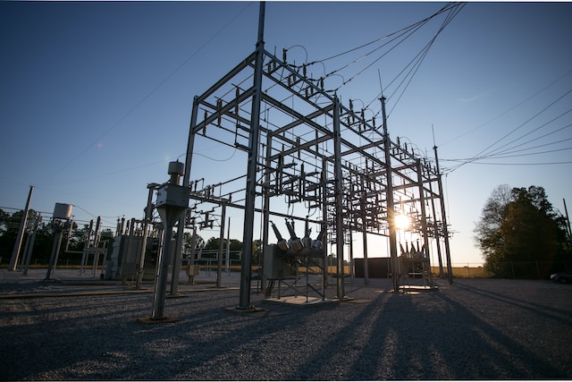 An electric power substation