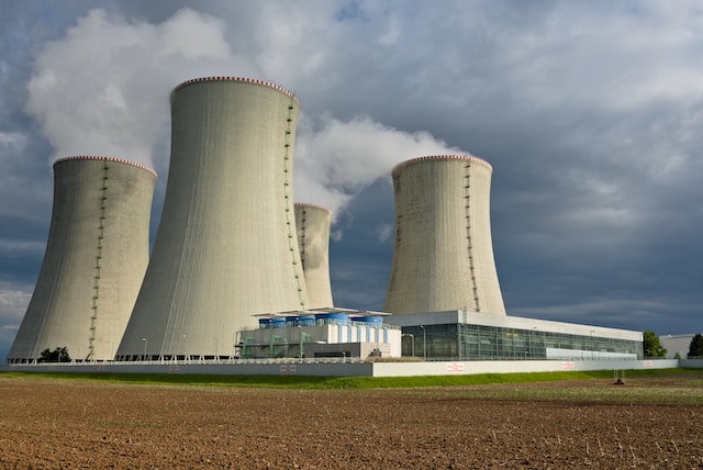 Reactors at a nuclear power plant